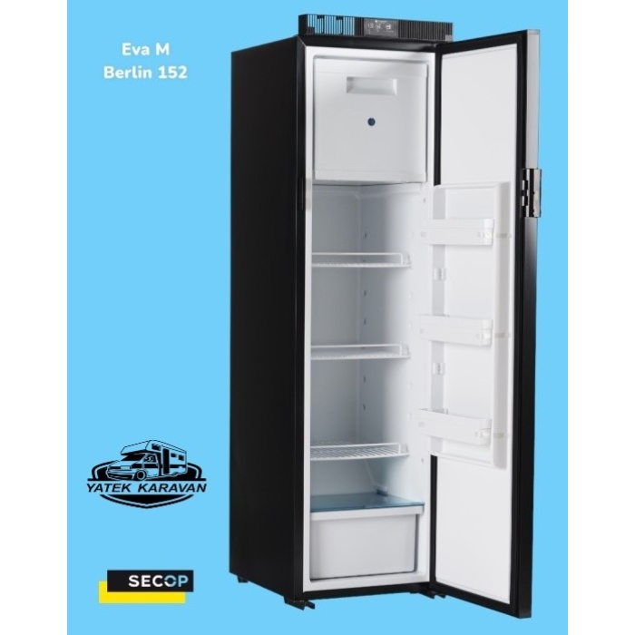 EVACOOL BERLİN 152 LT KARAVAN TEKNE BUZDOLABI 12 VE 24 VOLT