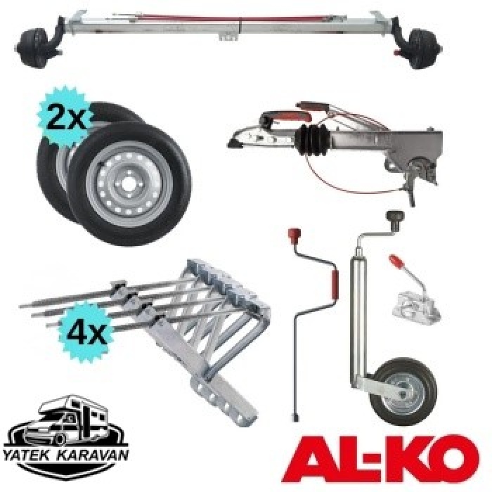 AL-KO 1000 KG FRENLİ DİNGİL SETİ ALKO