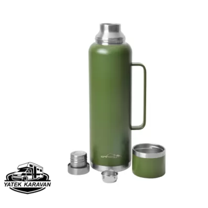 NURGAZ CAMPOUT ÇİFT KATMANLI TERMOS 1500 ML YEŞİL