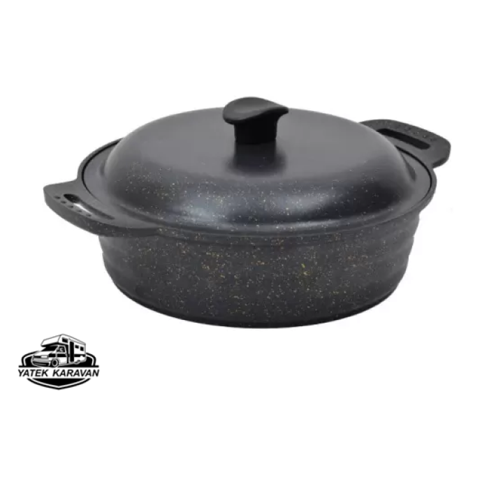 NURGAZ GRANİT DÖKÜM KAMP TENCERESİ 28 CM
