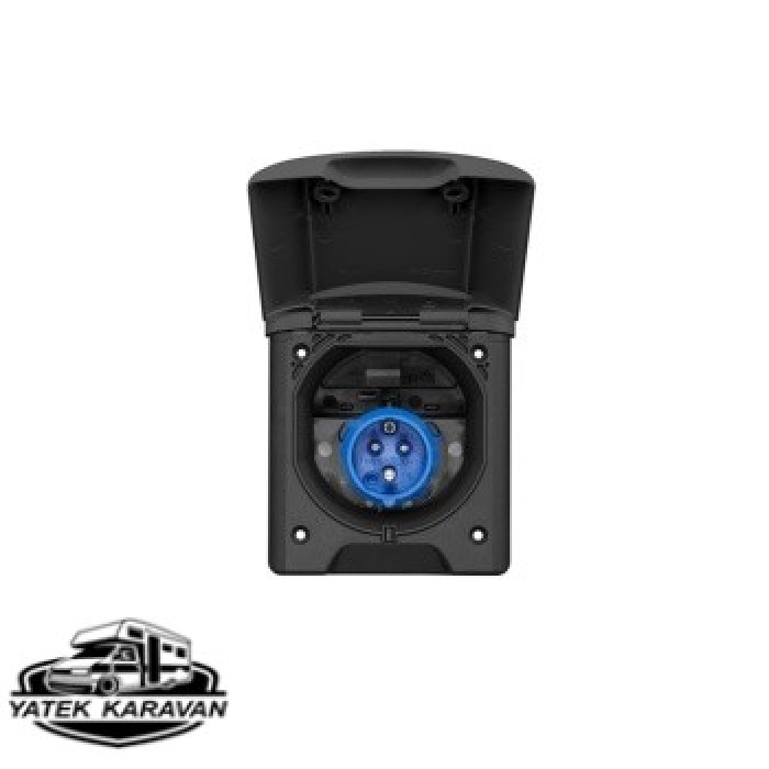 ABL Elektrik Girişi (Siyah)  KARAVAN DIŞ ELEKTRİK GİRİŞİ