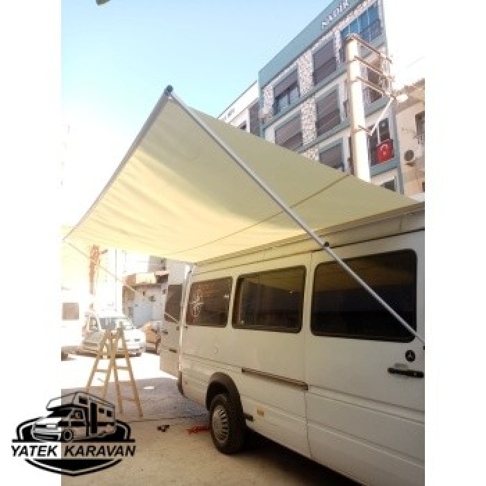 2.50 Mt Elektrikli Tente 2.40 Açılır 220 Volt