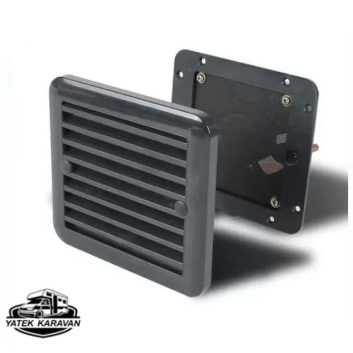 18 X 20 Sessiz, Havalandırma Fanı 12 V - SİYAH