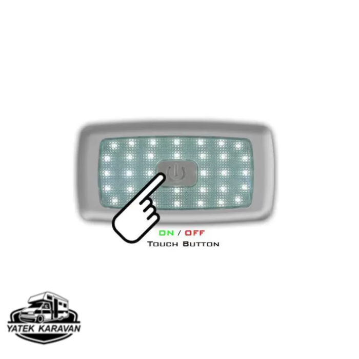 Sanel Led Lamba 12v 34 Ledli İç Aydınlatma Dokunmatik