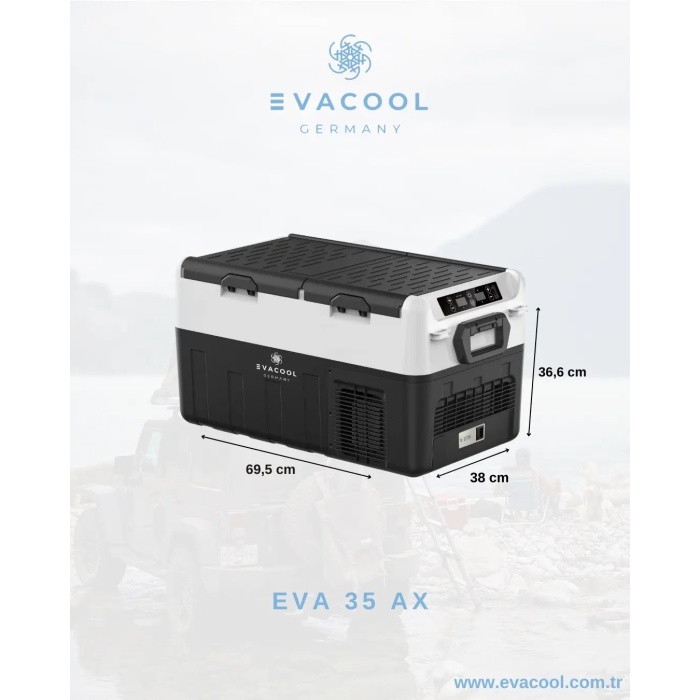 EVACOOL EVA 35AX MOBİL BUZDOLABI