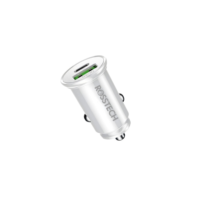 20w PD + Usb-A Quick Charge 3.0 Süper Hızlı Dual Port Araç Çakmaklık Şarj Cihazı