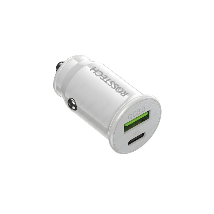 20w PD + Usb-A Quick Charge 3.0 Süper Hızlı Dual Port Araç Çakmaklık Şarj Cihazı