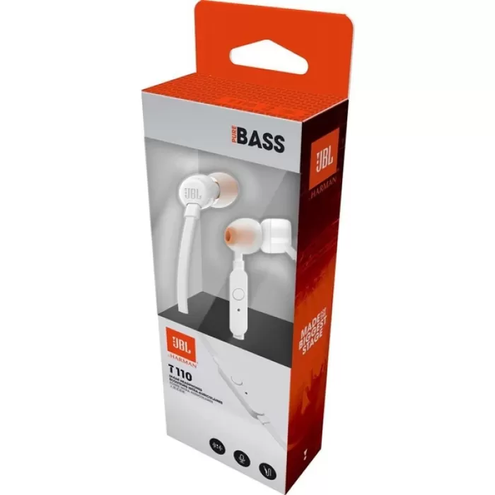 JBL T110 Kulakiçi Kulaklık CT IE Beyaz