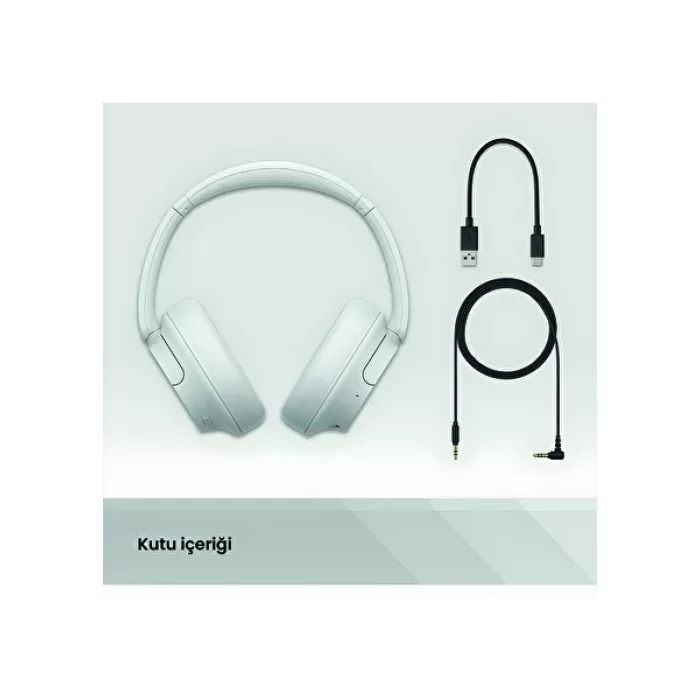 Sony WH-CH720N Kablosuz Kulak Üstü Kulaklık Aktif Gürültü Önleyici Sound Connect Destekli 50 Saat Oynatma Süresi