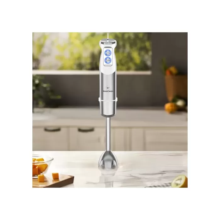 Rossclean Master Pro Beyaz  El Blenderi Çubuk Blender 1000W 4 Bıçaklı Çelik Tasarım