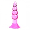 Backpart Boğumlu Vantuzlu 11.5cm Anal Tıkaç -  Pembe