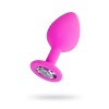 ToDo by Toyfa Brilliant Anal Plug, silikon, pembe, 8 cm, Ø 3 cm, 50 g