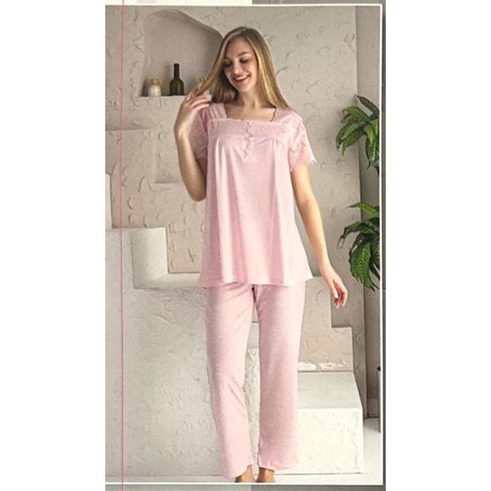 Limissi Kadın Aplike Pijama Takımı 23201