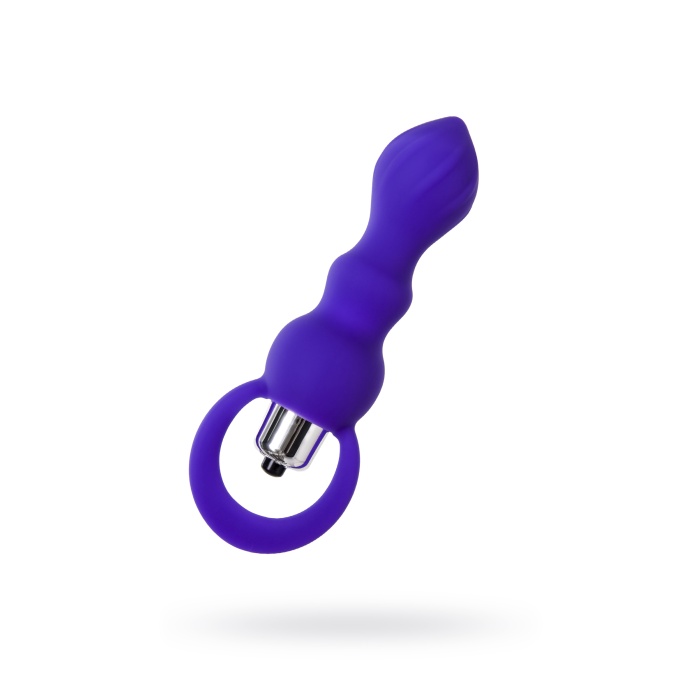 ToDo by Toyfa Curvy Anal Plug, silikon, mor, 14 cm, Ø 3,2 cm