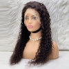 Afro Dalga Front Lace Gerçek Tül Peruk - Doğal - 70-75cm