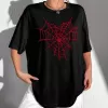 Baskılı Kadın T-shirt - Siyah