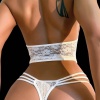 Fantezi Beyaz Dantelli Babydoll Takım 50157