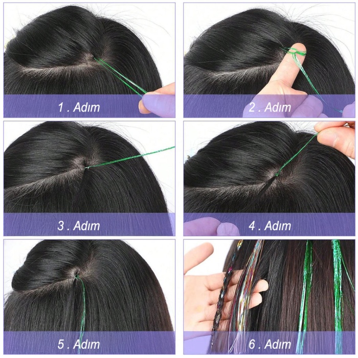 Hair Tinsel Saç Simi - HT13