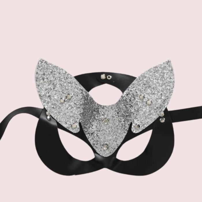 Taşlı Tavşan Kulaklı Fantezi Maske 800343