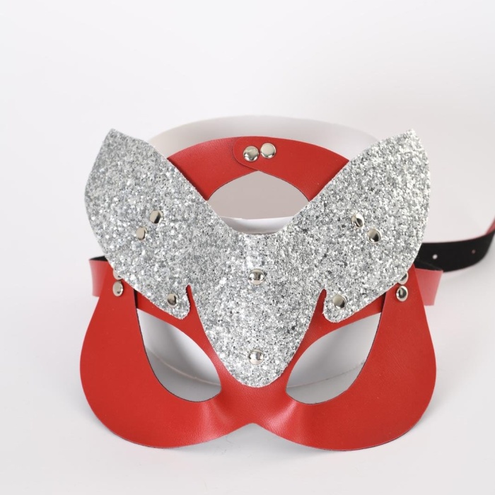 Siyah Harness Fantezi Aksesuar Suni Deri maske 700851SG