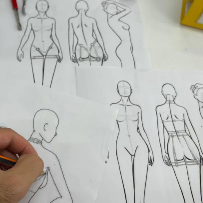 Pantolon Üstüne Çift Bacak Üstüne Bağlamalı Halkalı Harness Suni şık Deri Kemer 700897