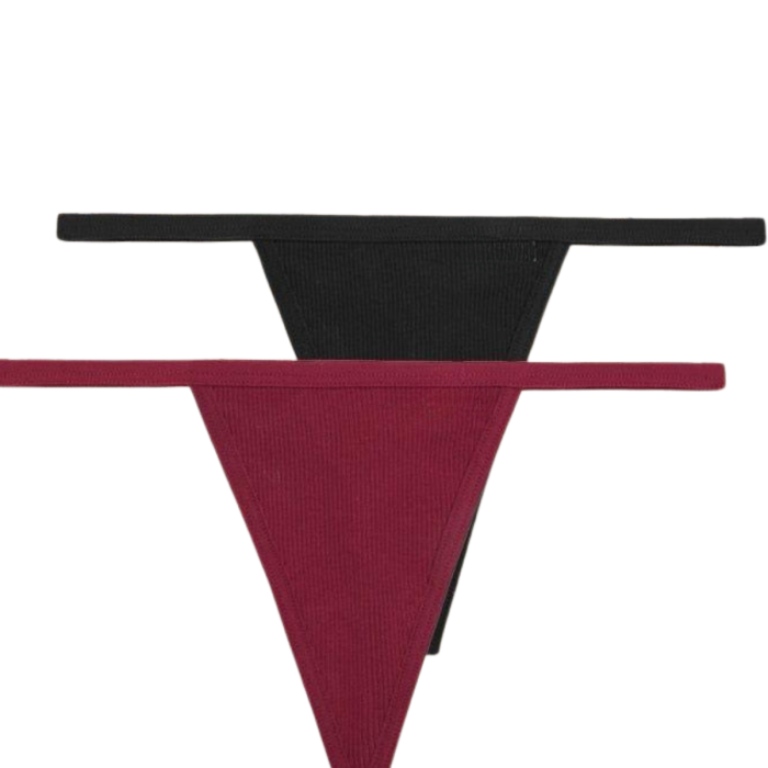 Süprem Penye Tanga Külot 2li Model RenkliModellerimiz 83013-2Lİ