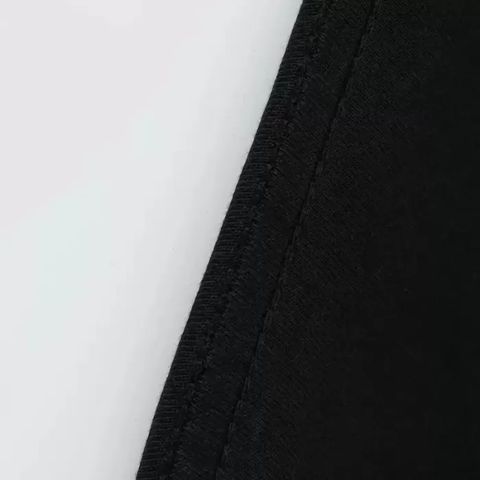 Büyük Beden Erkek Whatever Baskılı Tişört, Oversize Erkekler İçin Yaz Modası Kısa Kollu Tişörtler - Siyah