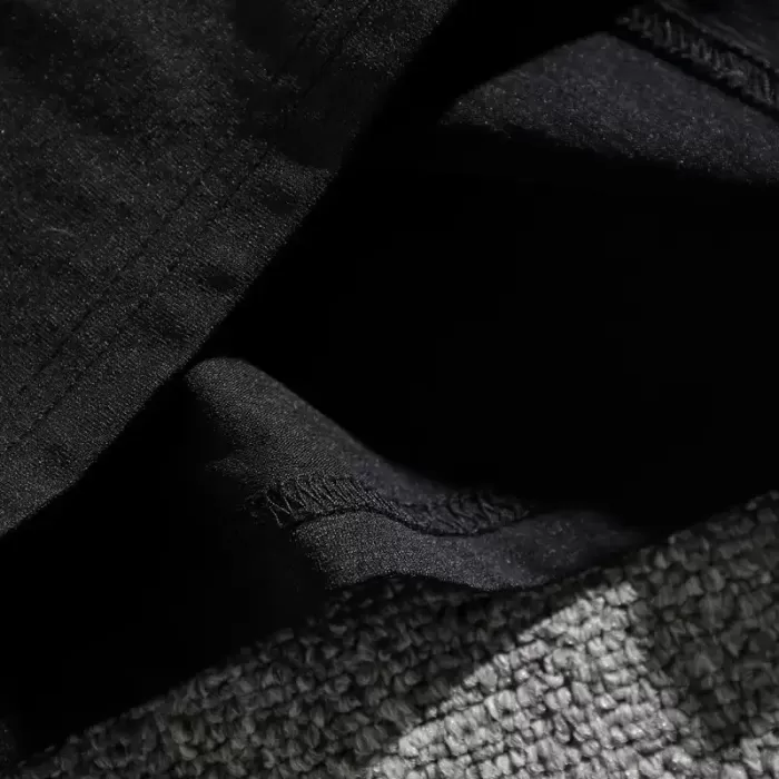 Erkek Dağ Grafikli Tişört, Yaz için Büyük Beden Rahat T-shirt - Siyah