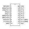 AT89C4051-24PU 8-Bit 24MHz Mikrodenetleyici DIP-20