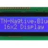 2x16 Karakter LCD Ekran Sol Üst Mavi - PCM1602K-NS(W)-BBW-C-01