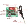 W1209 Dijital Termostat + Şeffaf Kutu