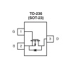 SI2301CDS P-Channel Mosfet SMD SOT23-3 20V 3.1A