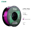 Esun eTPU-95A Filament Transparan Mor