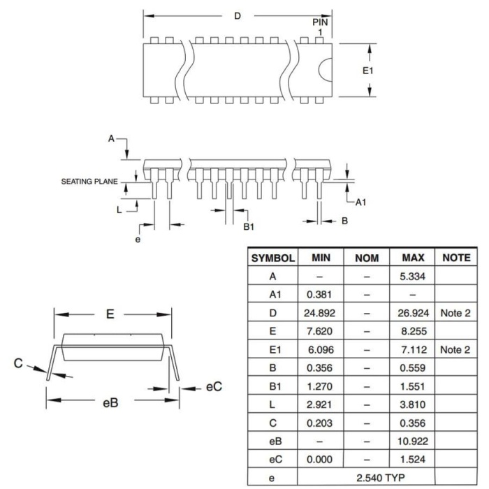 AT89C4051-24PU 8-Bit 24MHz Mikrodenetleyici DIP-20