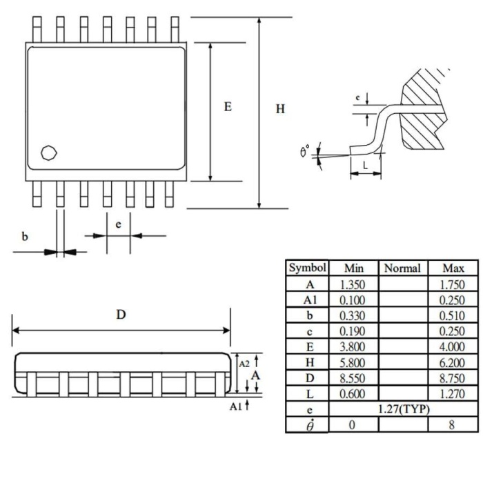 EM78P173NSO14J 8-Bit 4MHz Smd Mikrodenetleyici Sop14