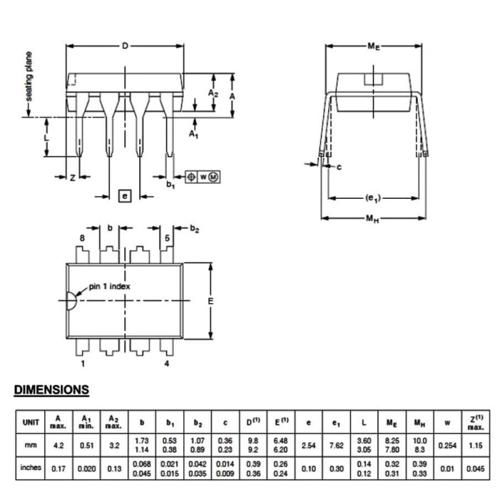 PCA82C251 Mikrodenetleyici Dip8