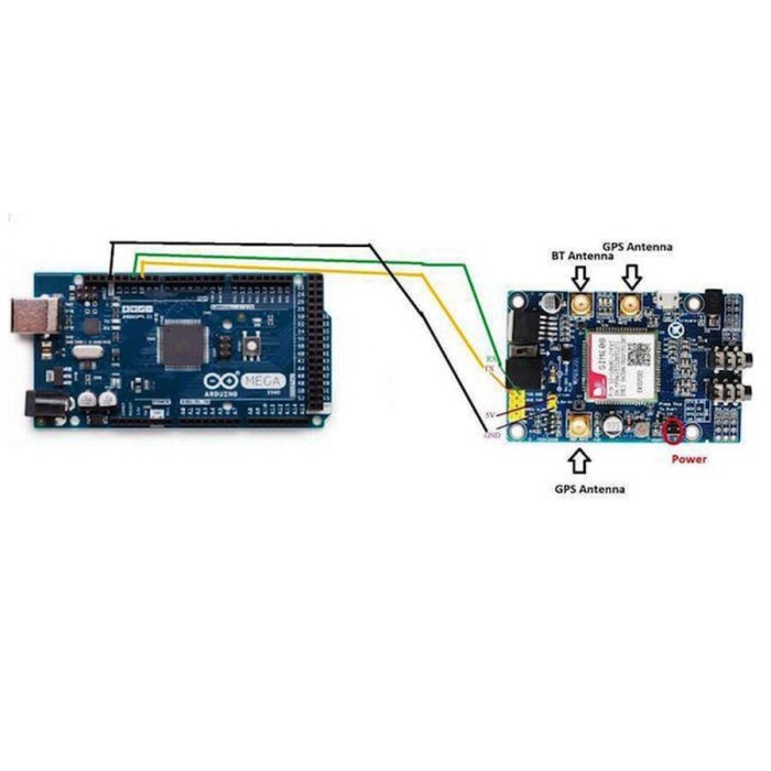 SIM808 Arduino - Raspberry Pi GSM - GPS - GPRS Geliştirme Modülü (IMEI No Kayıtlıdır)