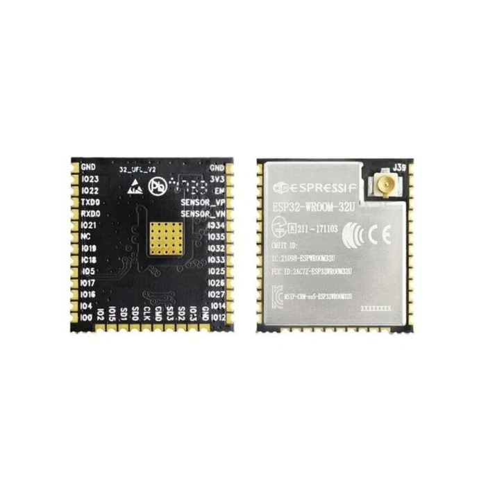 ESP32-WROOM-32U 8M 64Mbit Flash Wi-Fi Bluetooth Modülü