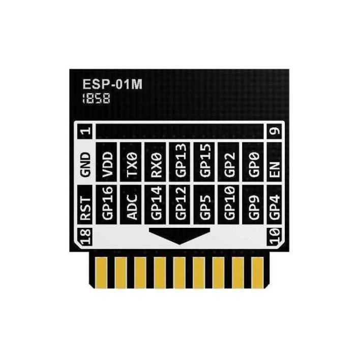 ESP-01M 1Mbit Flash WiFi Modülü (Minyatür ESP-8266)