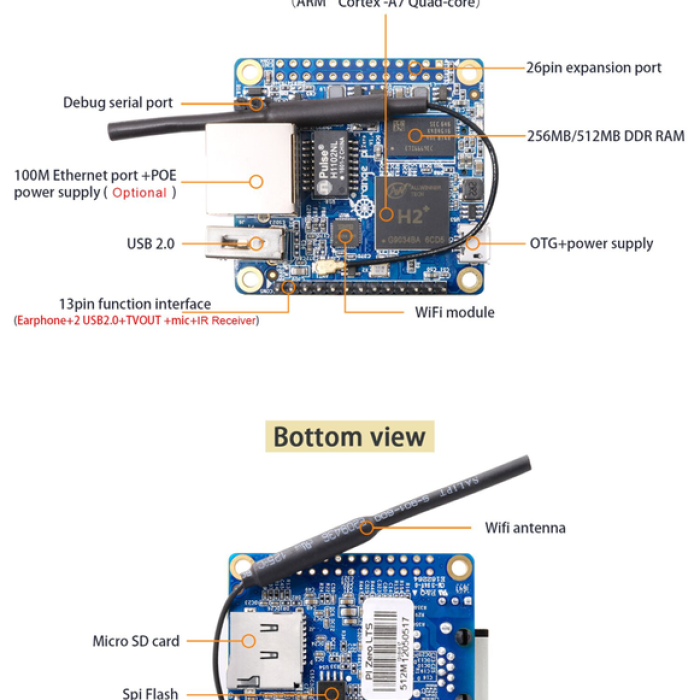 Orange Pi Zero LTS 512M