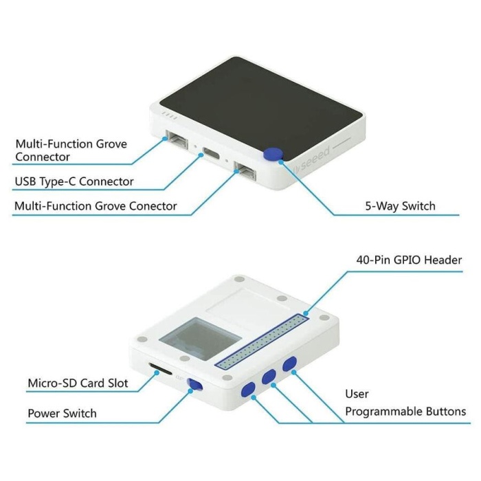 Wio Terminal ATSAMD51 Bluetooth Wifi LCD Geliştirme Ekranı