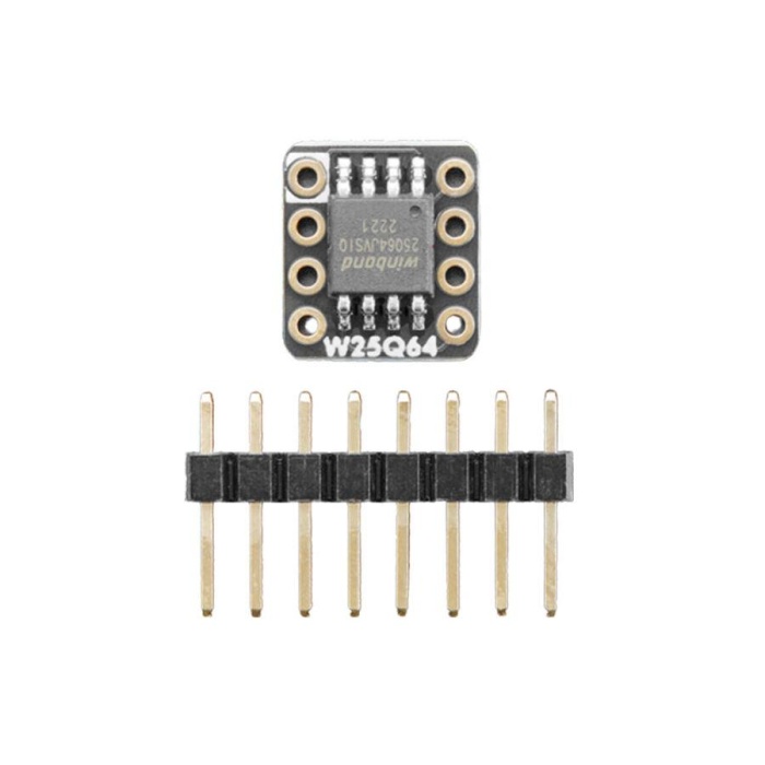 QSPI DIP Breakout Kartı - W25Q64 - 64 MBit 8 MByte