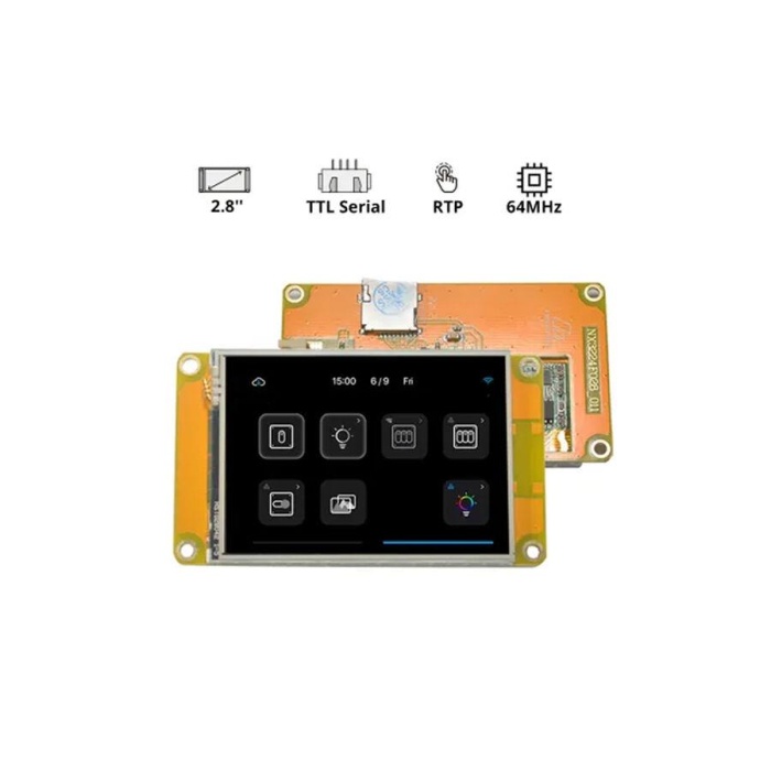 2.8 Inch Nextion HMI Display R-Rezistif Ekran - Dokunmatik