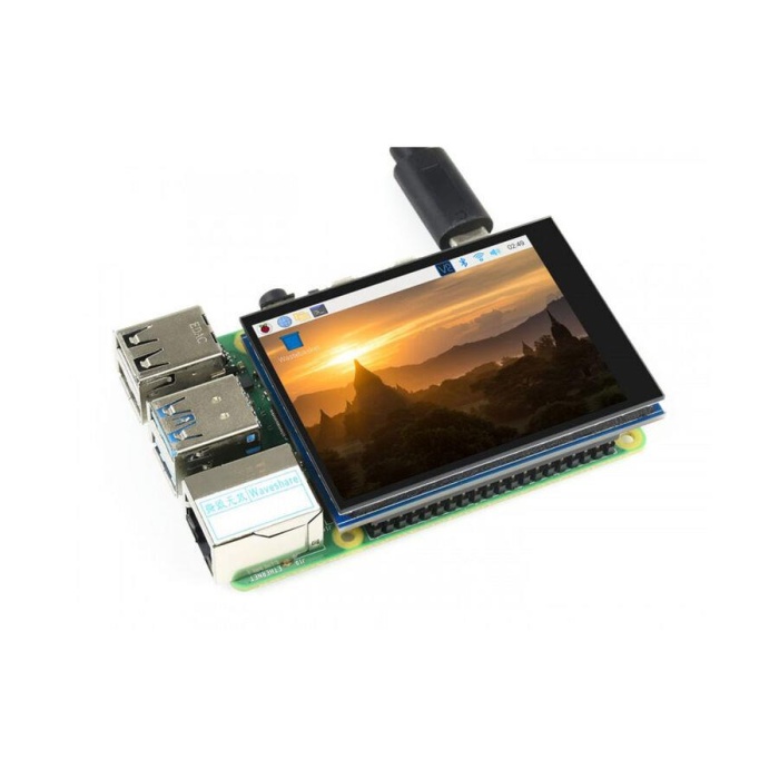 Raspberry Pi 2.8 Inç Kapasitif LCD Dokunmatik Ekran - 480 × 640