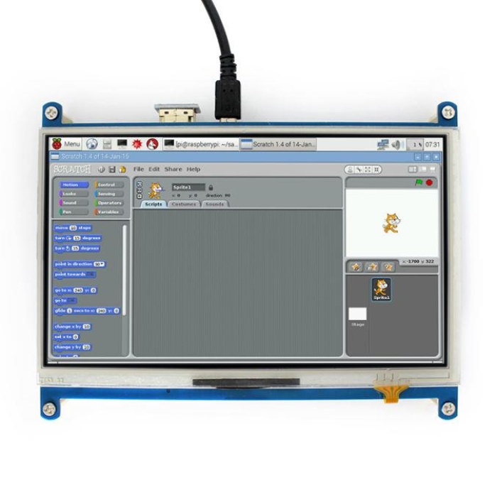 7inch HDMI LCD-Raspberry Pi Uyumlu 1024×600-IPS