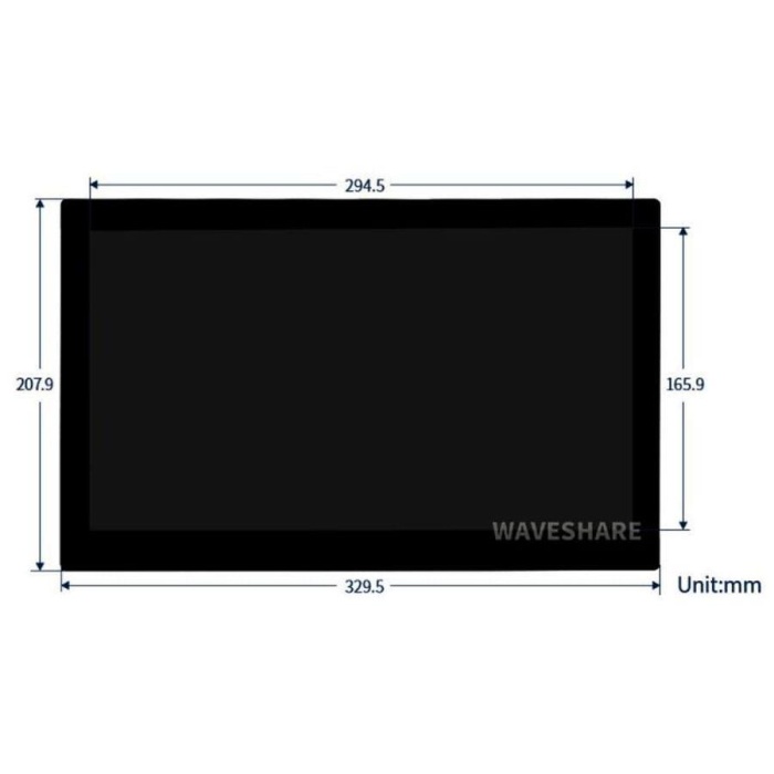 13.3 inç Kapasitif Dokunmatik Ekran LCD 1920×1080 HDMI IPS