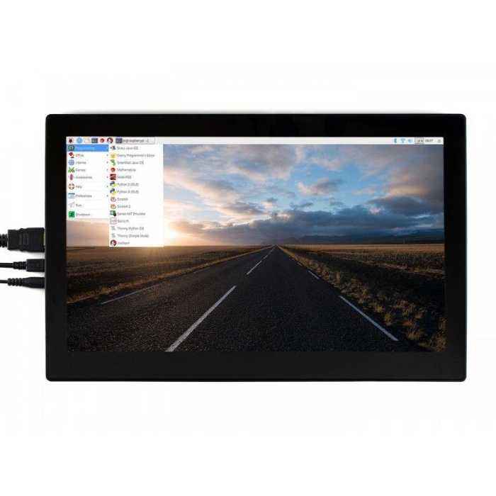 13.3inch HDMI LCD (H) Muhafazalı - V2 - Dokunmatik Ekran -1920x1080-IPS