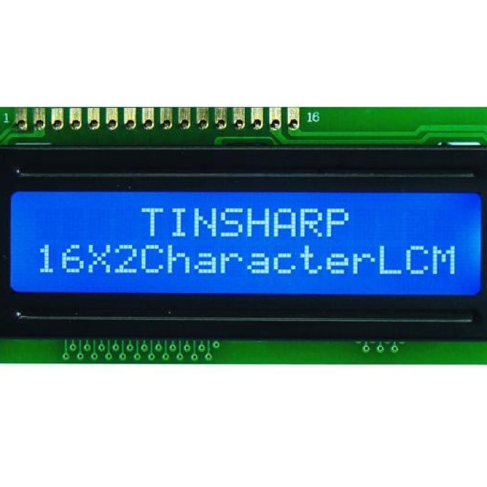 2x16 Karakter LCD Ekran Sol Alt Mavi