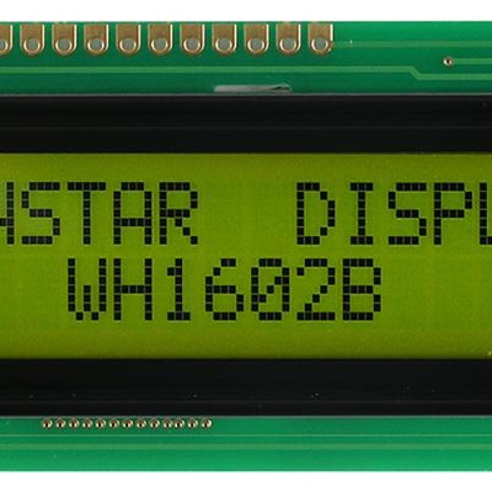 2x16 Lcd Ekran Yeşil - WH1602B-YYH-ETK