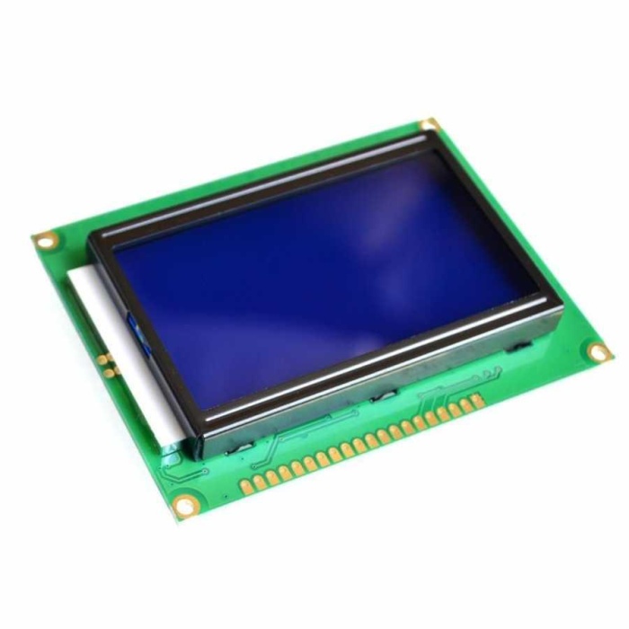 128x64 Grafik Lcd Ekran Mavi - WG12864A-TMI-V#N